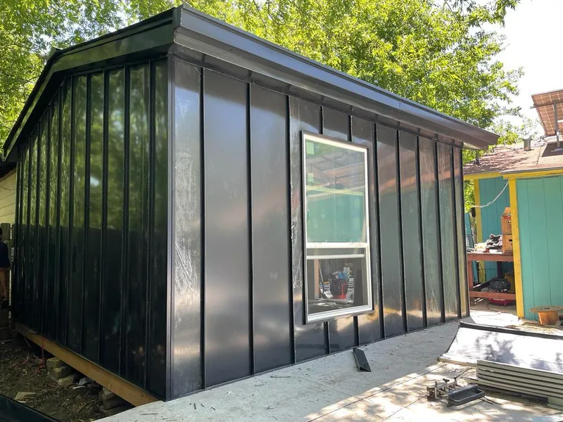 Black standing seam metal wall panels for Metal Roof Installation in Port Jervis